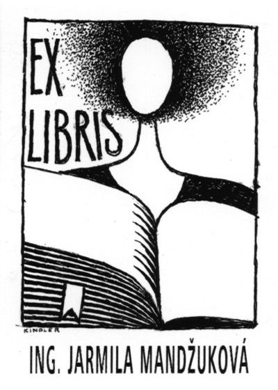 Ex libris od Alfreda Kindlera