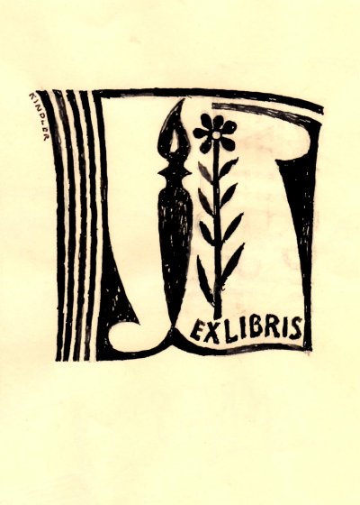 Ex libris od Alfreda Kindlera